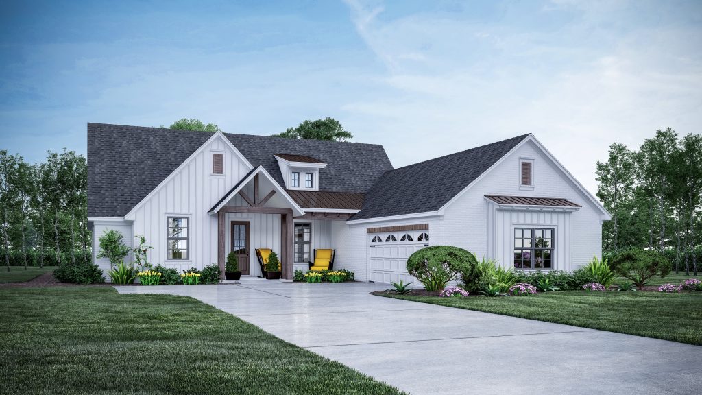 The Clarksdale Stock House Plan- Modern Farmhouse
