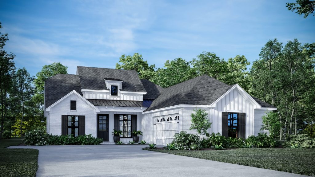The Greenwood Stock House Plan, Modern Farmhouse Design